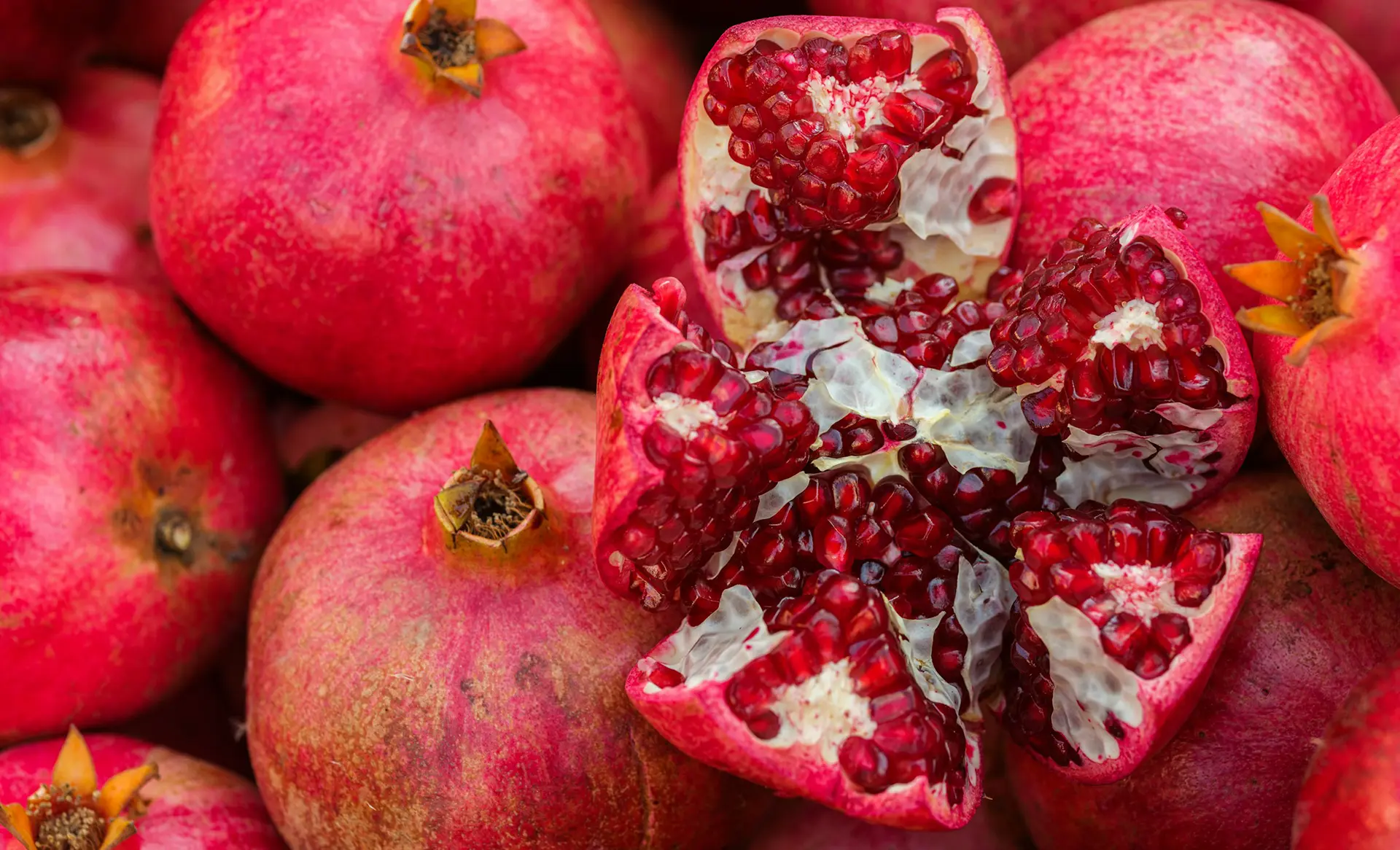 Beautiful pomegranate background
