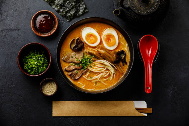 Japanese ramen bowl